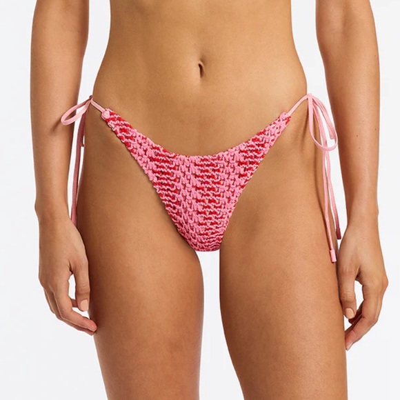 triangl swimwear Other - New Triangl Vinca Alina Pink Crochet Bikini Swim Bottoms Small